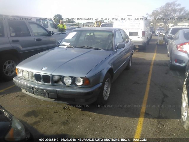 WBAHC230XK2085287 - 1989 BMW 525 I AUTOMATIC BLUE photo 2