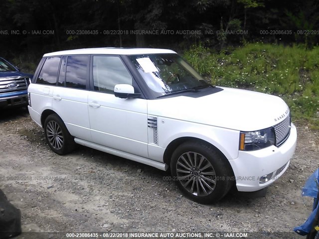 SALMP1E46CA368284 - 2012 LAND ROVER RANGE ROVER AUTOBIOGRAPHY WHITE photo 1