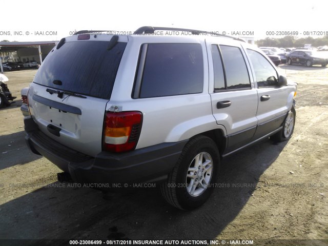 1J4GW48S64C172798 - 2004 JEEP GRAND CHEROKEE LAREDO/COLUMBIA/FREEDOM 银色 照片 4