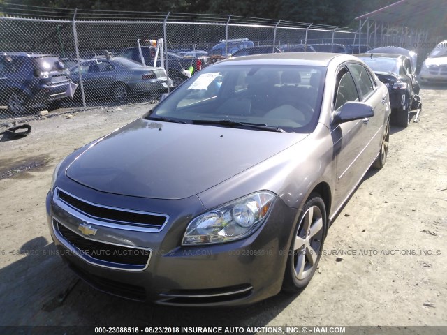 1G1ZC5E04CF206825 - 2012 CHEVROLET MALIBU 1LT ყავისფერი ფოტო 2