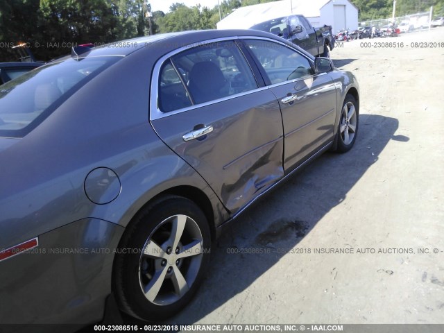 1G1ZC5E04CF206825 - 2012 CHEVROLET MALIBU 1LT ყავისფერი ფოტო 6
