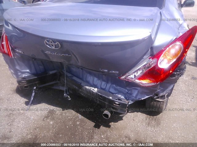 4T1CA38P56U102906 - 2006 TOYOTA CAMRY SOLARA SE/SLE ლურჯი ფოტო 6