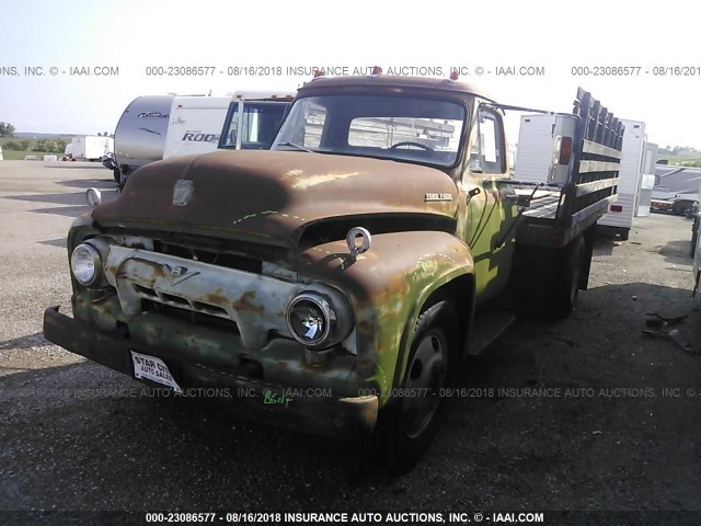 F60V4P11114 - 1954 FORD F600 GREEN photo 2