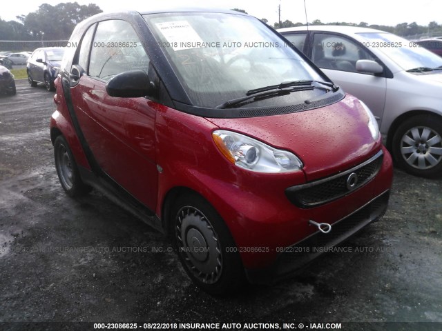 WMEEJ3BA3DK670664 - 2013 SMART FORTWO PURE/PASSION RED photo 6