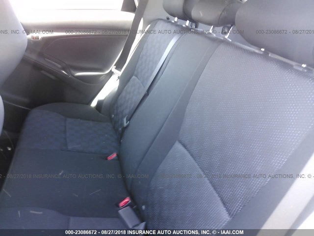 2T1KU4EE4AC375065 - 2010 TOYOTA COROLLA MATRIX  BLUE photo 8