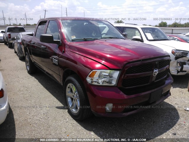 1C6RR6KG6ES447932 - 2014 RAM 1500 ST MAROON photo 1