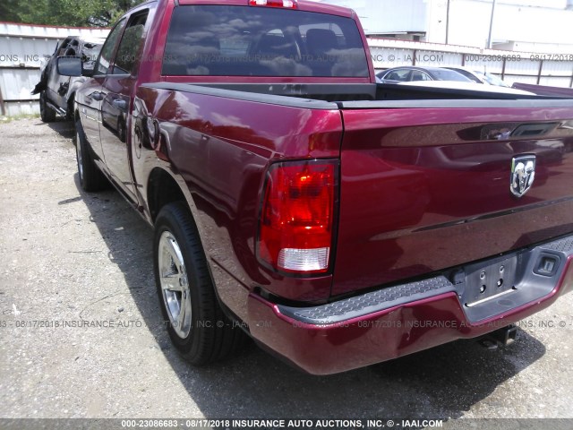 1C6RR6KG6ES447932 - 2014 RAM 1500 ST MAROON photo 6