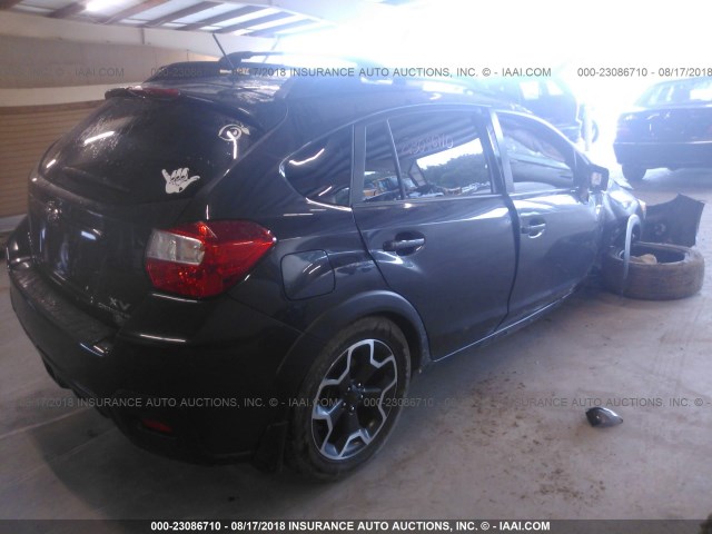 JF2GPAKC8D2843169 - 2013 SUBARU XV CROSSTREK 2.0 LIMITED BLACK photo 4