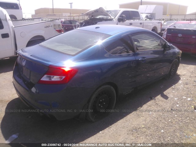 2HGFG4A5XCH704876 - 2012 HONDA CIVIC SI BLUE photo 4