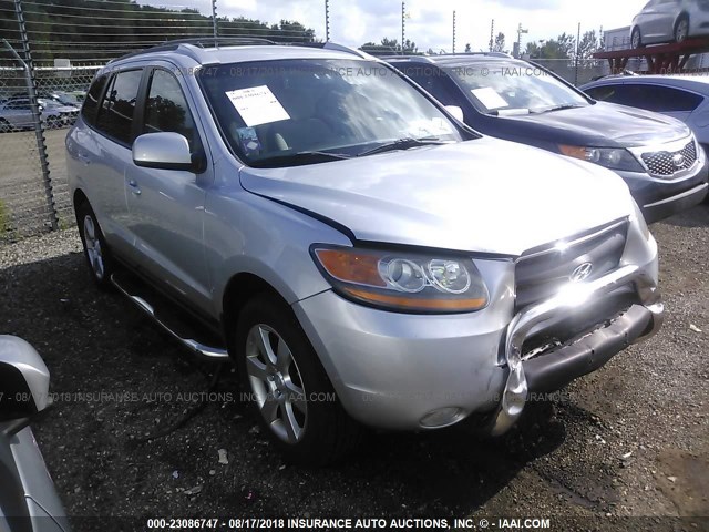 5NMSH73E48H185022 - 2008 HYUNDAI SANTA FE SE/LIMITED SILVER photo 1