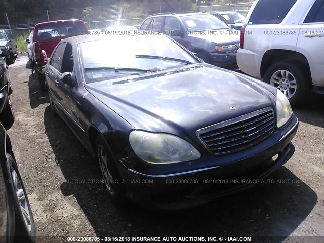 WDBNG83J63A371536 - 2003 MERCEDES-BENZ S 430 4MATIC BLACK photo 1