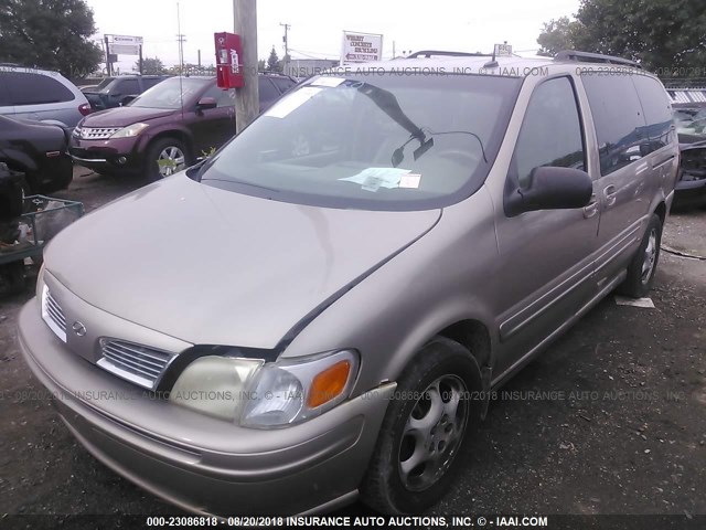 1GHDX03E74D100738 - 2004 OLDSMOBILE SILHOUETTE TAN photo 2