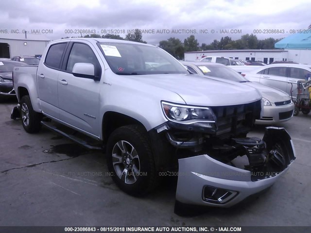 1GCPTDE16H1216018 - 2017 CHEVROLET COLORADO Z71 SILVER photo 1