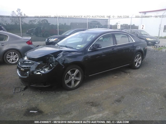 1G1ZC5E1XBF356431 - 2011 CHEVROLET MALIBU 1LT 黑色 照片 2