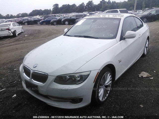 WBAKF9C51BE261966 - 2011 BMW 335 XI WHITE photo 2