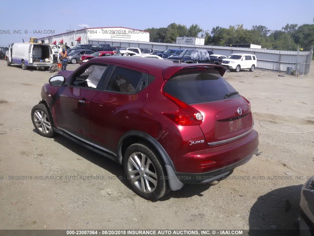 JN8AF5MV1CT108351 - 2012 NISSAN JUKE S/SV/SL RED photo 3