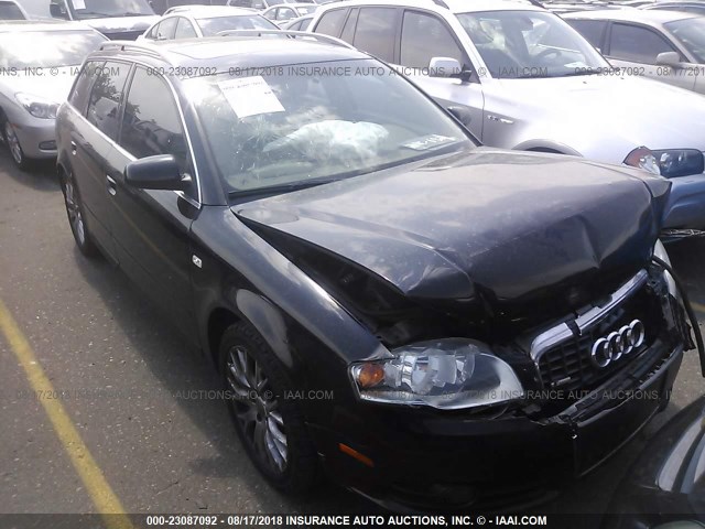 WAUKF78E28A168743 - 2008 AUDI A4 2.0T AVANT QUATTRO BLACK photo 1