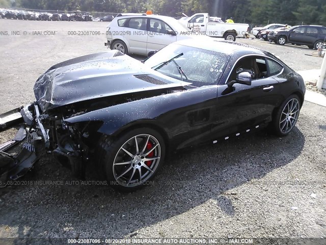 WDDYJ7JA9HA010313 - 2017 MERCEDES-BENZ AMG GT S BLACK photo 2