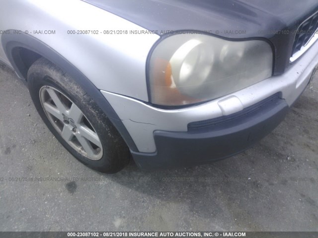 YV1CZ592951143688 - 2005 VOLVO XC90 SILVER photo 6