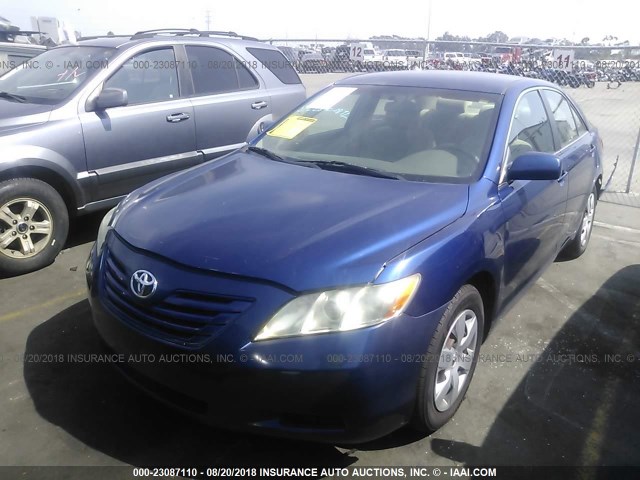 4T1BE46K57U166703 - 2007 TOYOTA CAMRY NEW GENERAT CE/LE/XLE/SE BLUE photo 2