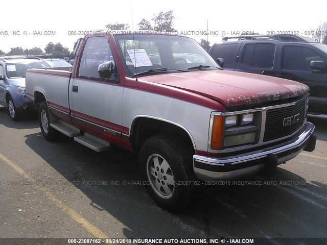 1GTDK14K9JE535328 - 1988 GMC GMT-400 K1500 RED photo 1