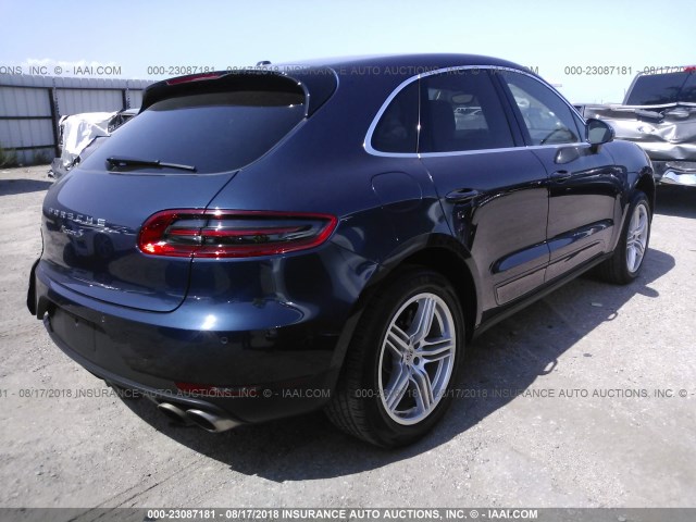 WP1AB2A51GLB45320 - 2016 PORSCHE MACAN S Dark Blue photo 4