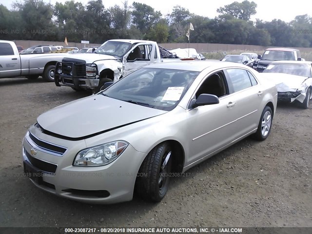 1G1ZA5EUXCF306467 - 2012 CHEVROLET MALIBU LS SILVER photo 2