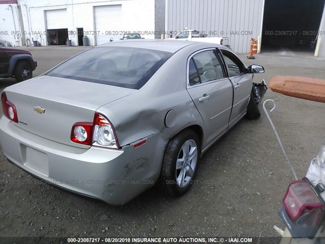 1G1ZA5EUXCF306467 - 2012 CHEVROLET MALIBU LS SILVER photo 4