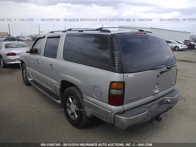 1GKFK66U84J225899 - 2004 GMC YUKON XL DENALI SILVER photo 3