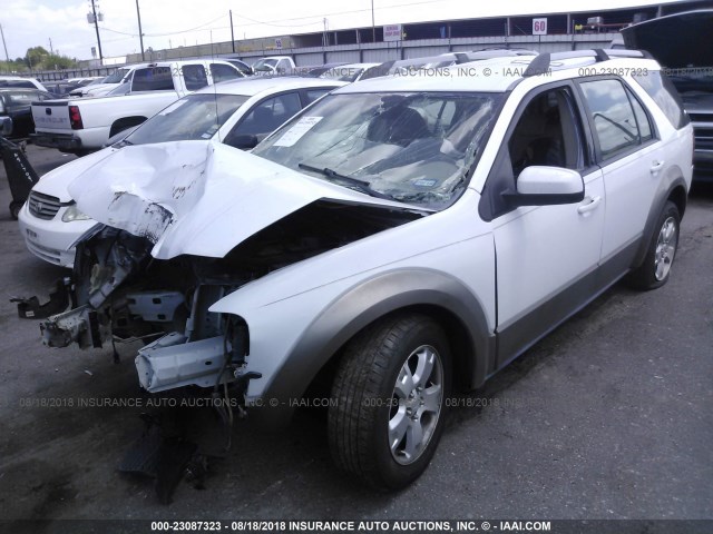 1FMDK02117GA19316 - 2007 FORD FREESTYLE SEL WHITE photo 2