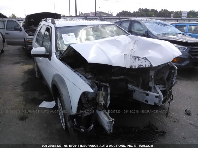 1FMDK02117GA19316 - 2007 FORD FREESTYLE SEL WHITE photo 6