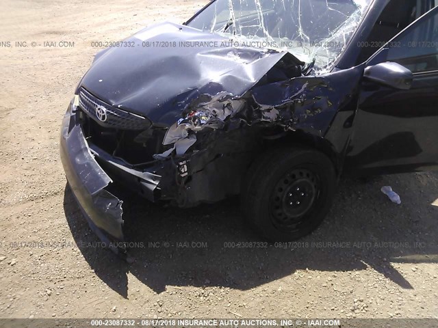 2T1KR32E97C642659 - 2007 TOYOTA COROLLA MATRIX XR BLACK photo 6