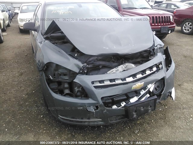 1G1ZG57B79F160595 - 2009 CHEVROLET MALIBU LS ნაცრისფერი ფოტო 6