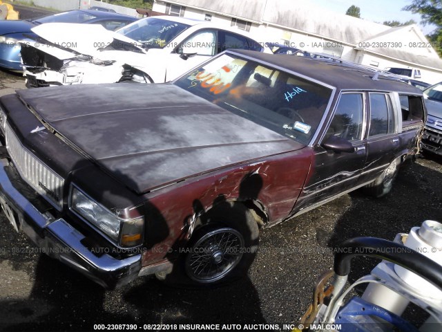 1G1BN81Y1JA166318 - 1988 CHEVROLET CAPRICE CLASSIC BURGUNDY photo 6