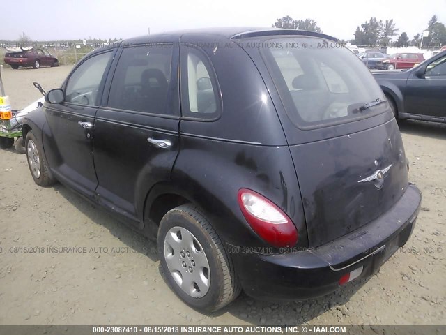 3A4FY48B26T339638 - 2006 CHRYSLER PT CRUISER BLACK photo 3