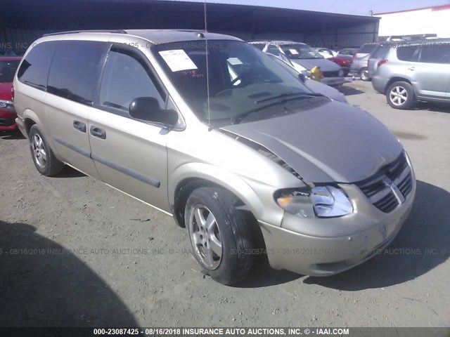 1D4GP24R55B331928 - 2005 DODGE GRAND CARAVAN SE BEIGE photo 1