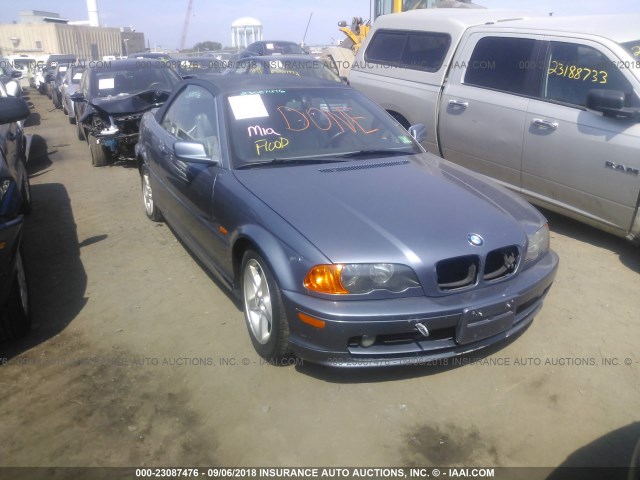 WBABS33492JY42915 - 2002 BMW 325 CI Light Blue photo 1