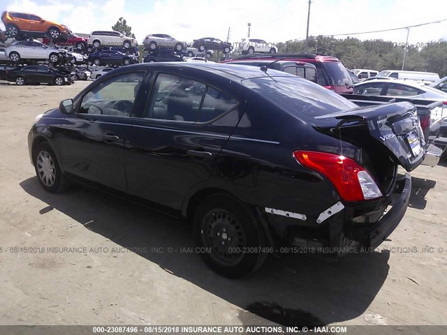 3N1CN7AP3CL805536 - 2012 NISSAN VERSA S/SV/SL BLACK photo 3