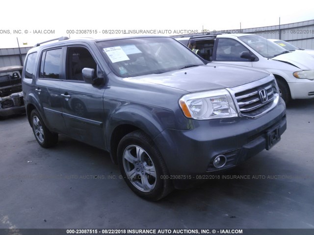 5FNYF3H72CB035066 - 2012 HONDA PILOT EXLN GRAY photo 1