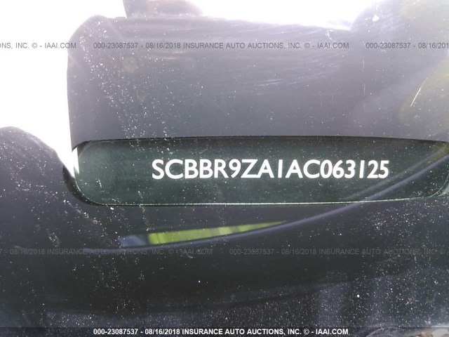 SCBBR9ZA1AC063125 - 2010 BENTLEY CONTINENTAL FLYING SPUR Dark Blue photo 9