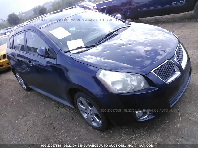 5Y2SM67059Z401123 - 2009 PONTIAC VIBE Dark Blue photo 1