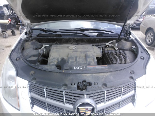 3GYFNBE34CS601512 - 2012 CADILLAC SRX PERFORMANCE COLLECTION Ақ фото 10