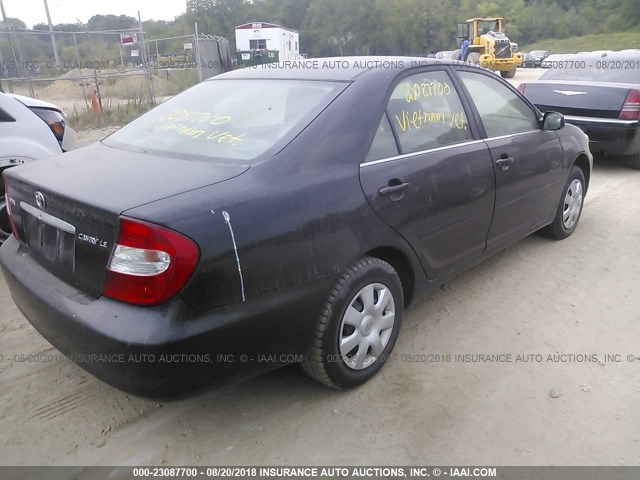 4T1BE32K34U842092 - 2004 TOYOTA CAMRY LE/XLE/SE Qara foto 4