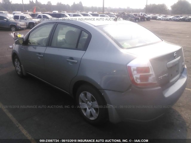 3N1AB61E17L631688 - 2007 NISSAN SENTRA 2.0/2.0S/2.0SL GRAY photo 3