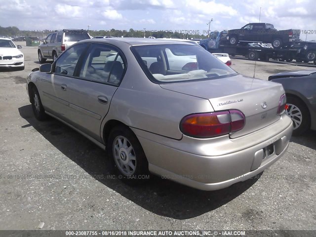 1G1NE52M2VY126608 - 1997 CHEVROLET MALIBU LS Qızıl foto 3