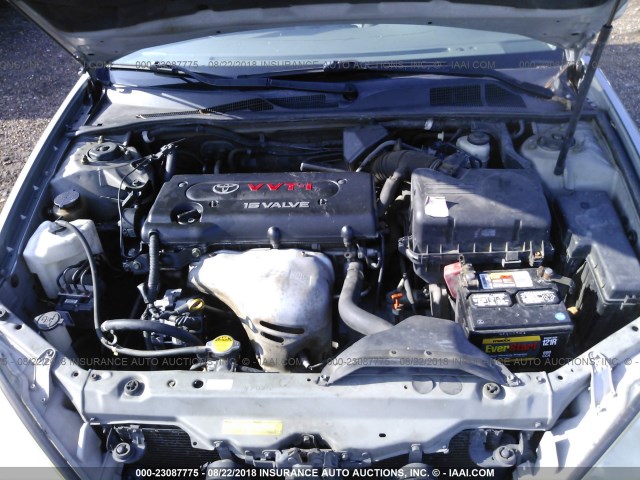 4T1BE32K95U600702 - 2005 TOYOTA CAMRY LE/XLE/SE 银色 照片 10