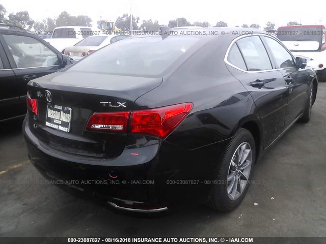 19UUB1F31JA004039 - 2018 ACURA TLX BLACK photo 4