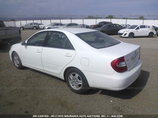4T1BF30K52U006684 - 2002 TOYOTA CAMRY LE/XLE/SE 白色 照片 3