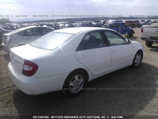 4T1BF30K52U006684 - 2002 TOYOTA CAMRY LE/XLE/SE 白色 照片 4