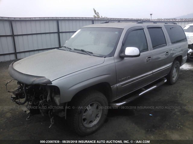 3GKFK16T41G288148 - 2001 GMC YUKON XL K1500 GRAY photo 2